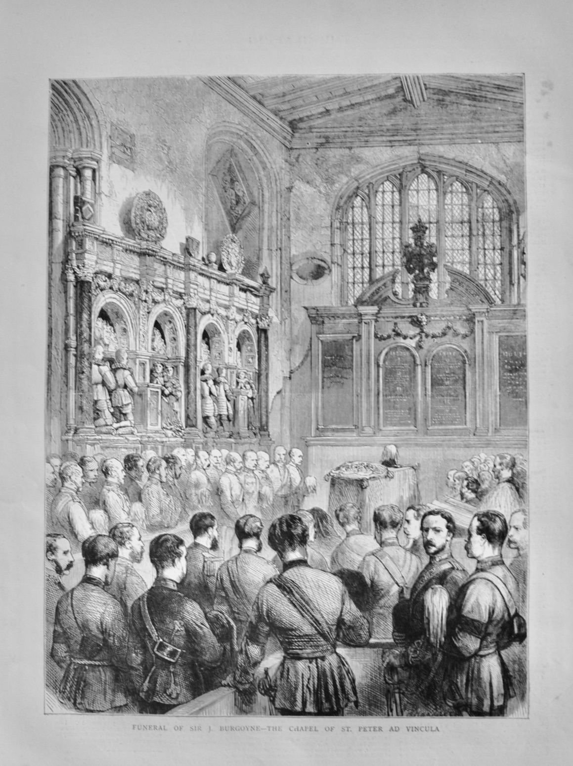 The Funeral of Sir J Burgoyne - 1871