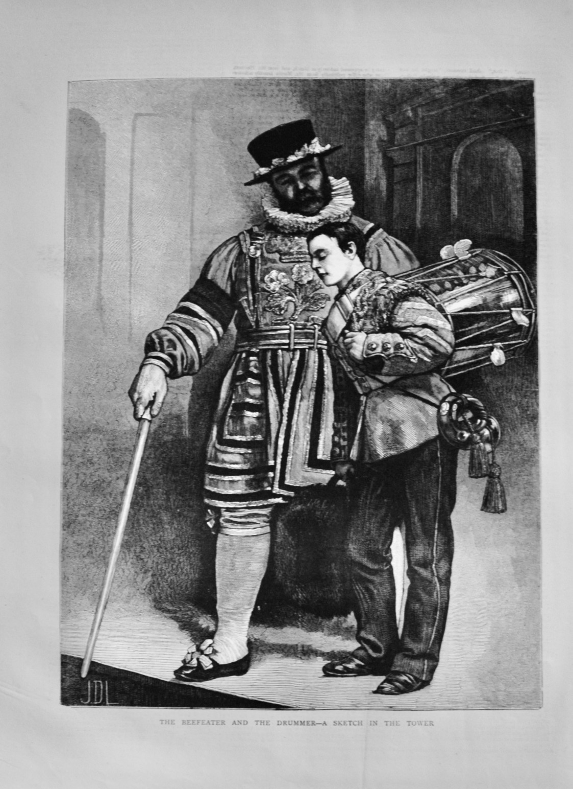 The Beefeater and the Drummer - 1871
