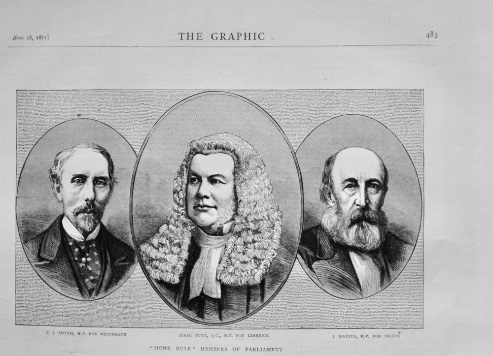 "Home Rules" Members of Parliament - 1871