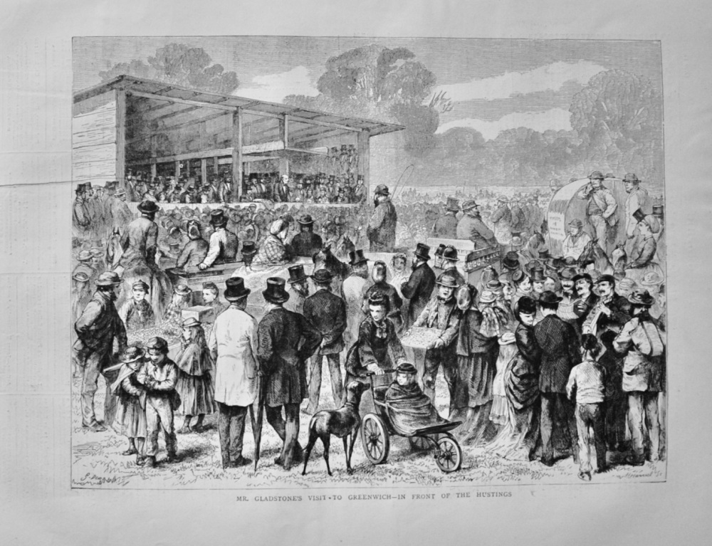 Mr Gladstone's visit to Greenwich - 1871