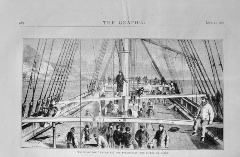 Wreck of the "Underley," off Bonchurch - 1871