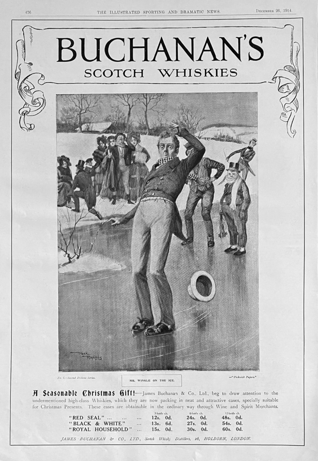 Buchanan's Scotch Whiskies.  1914.