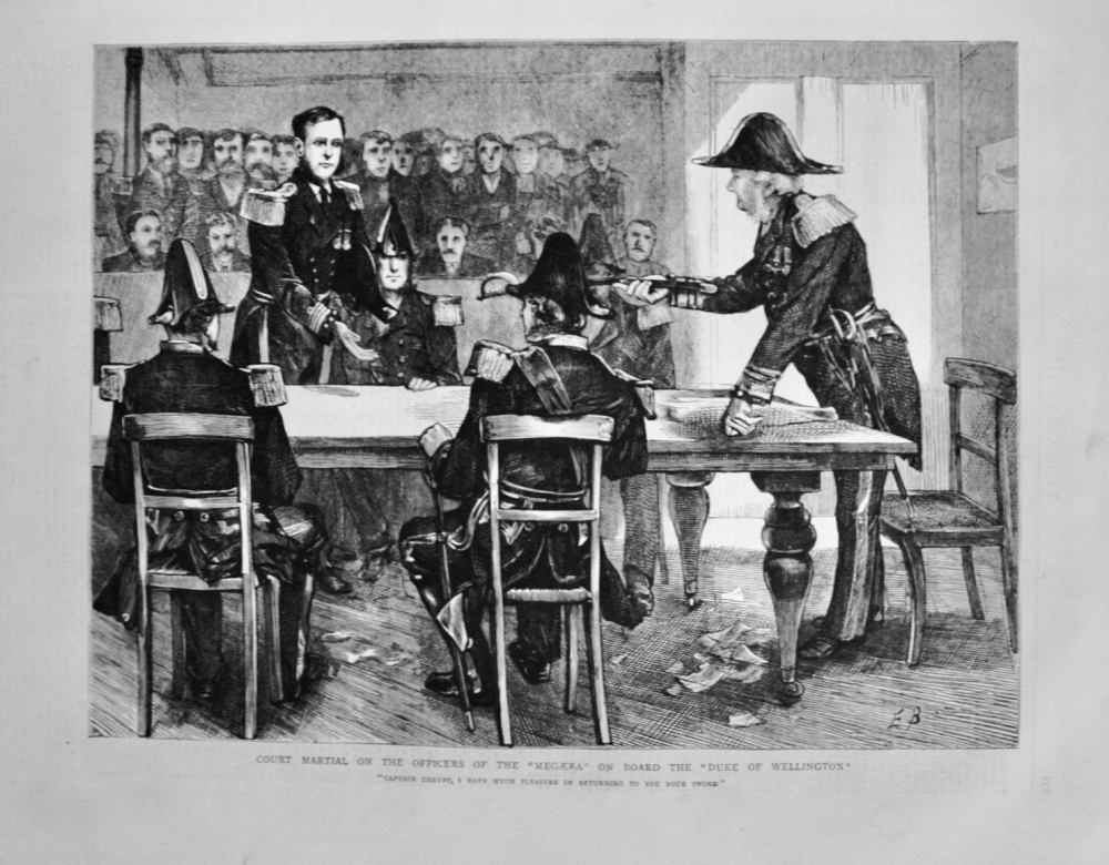 Court Martial on the Officers of the "Megaera" - 1871