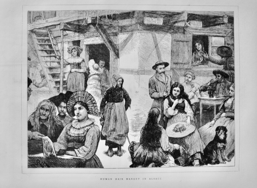 Human Hair Market in Alsace - 1871
