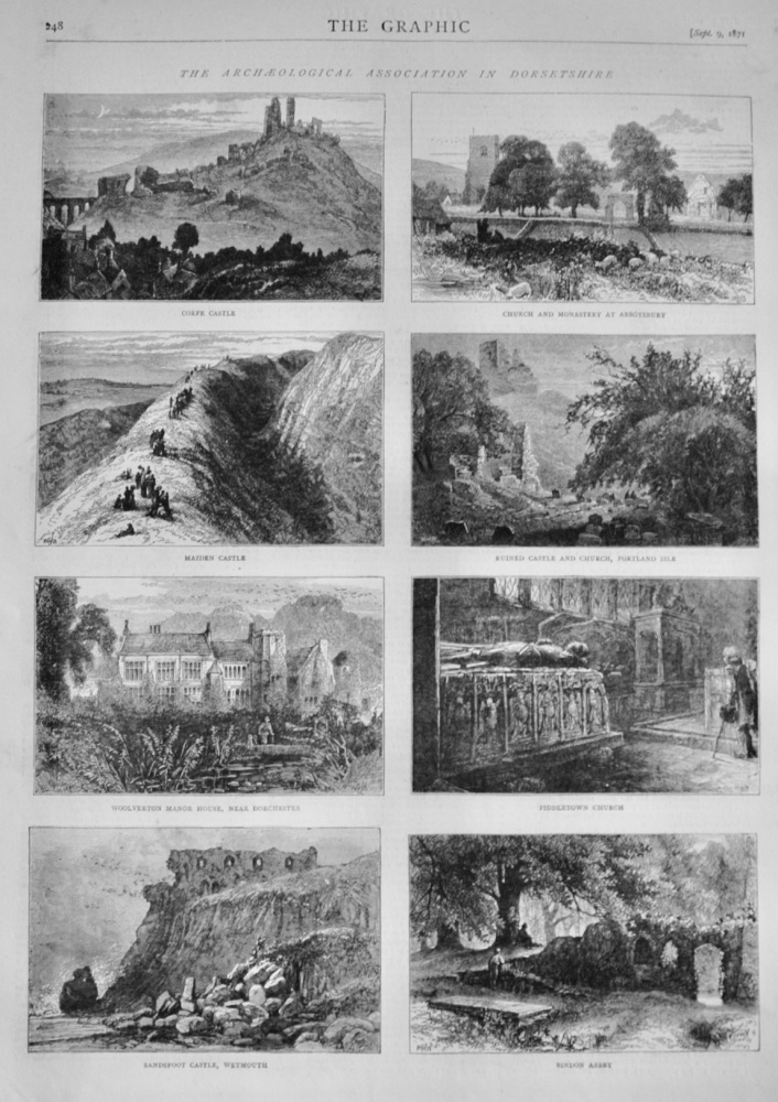 The Archaeological Association in Dorsetshire - 1871