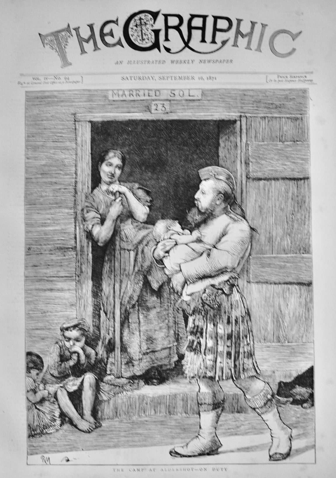 The Camp at Aldershot - 1871