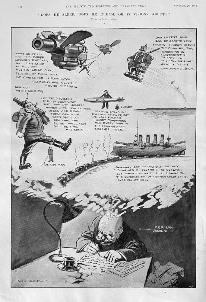 "Does He Sleep,  Does He Dream, Or Is Visions About ?".