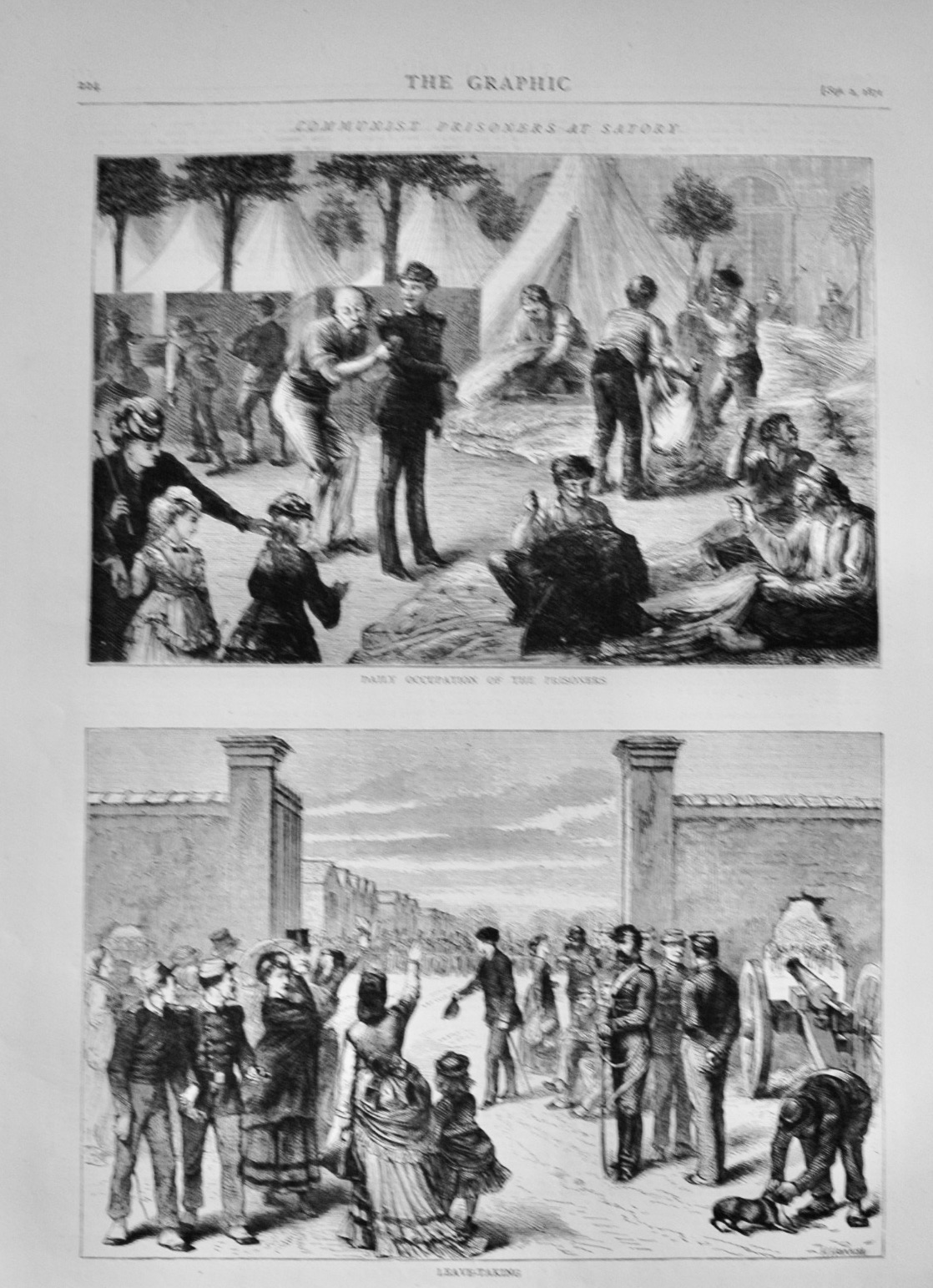 Communist Prisoners at Satory - 1871
