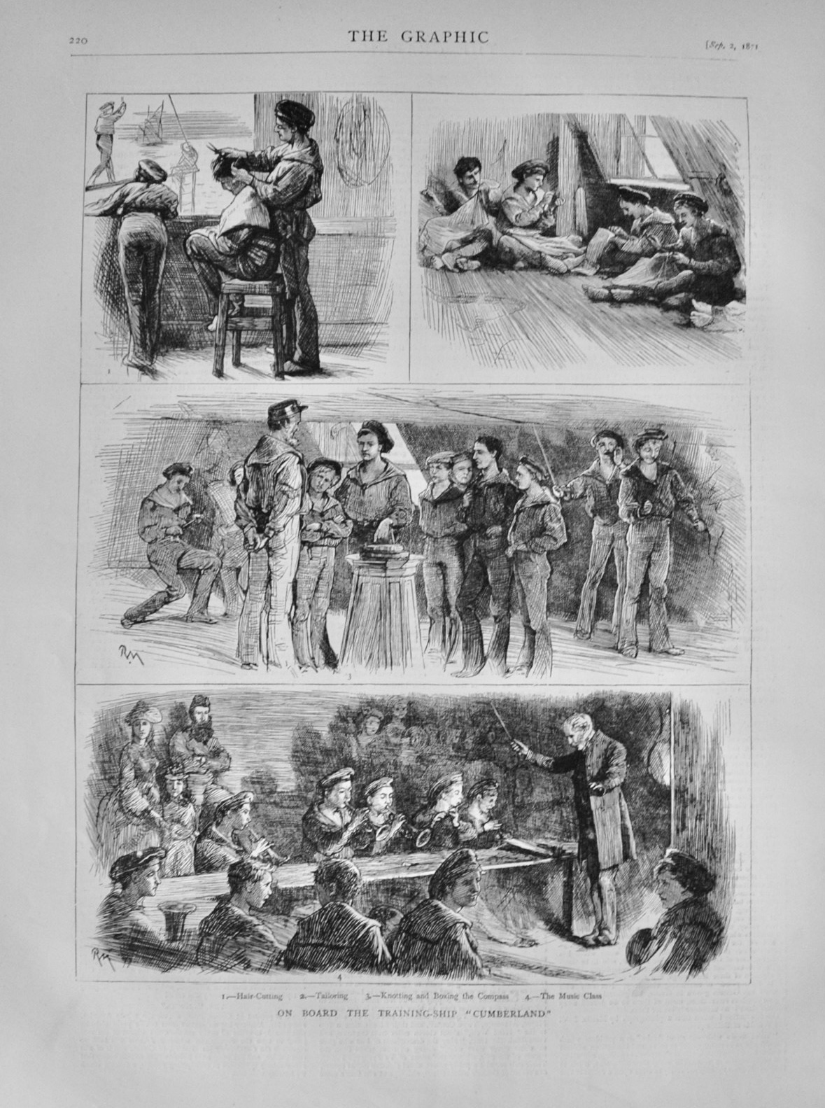 On Board the Training Ship 