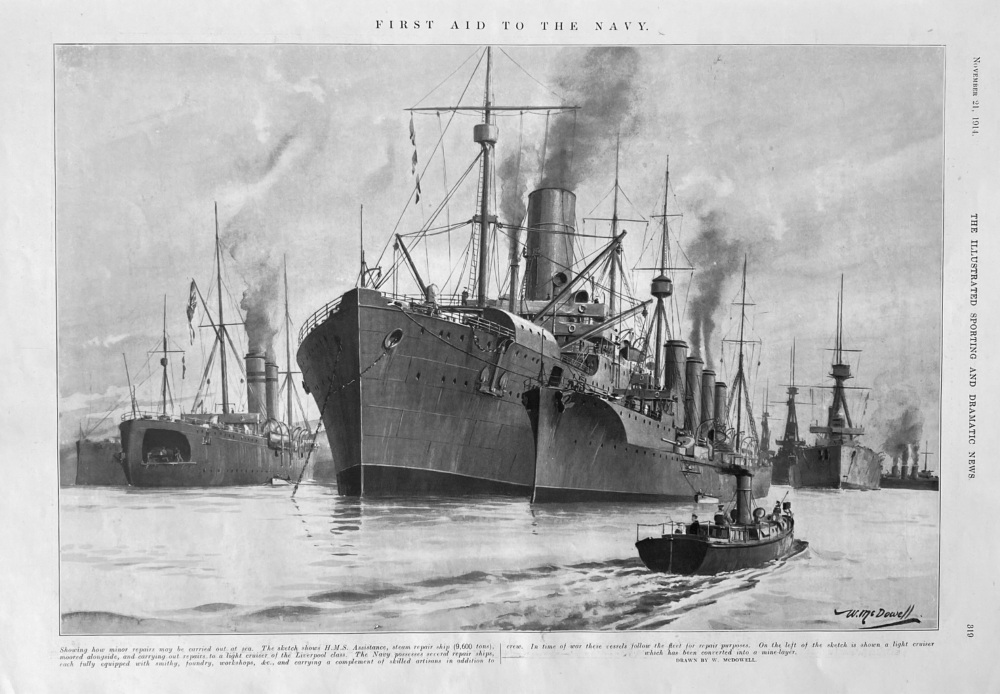 First Aid to the Navy.  1914.