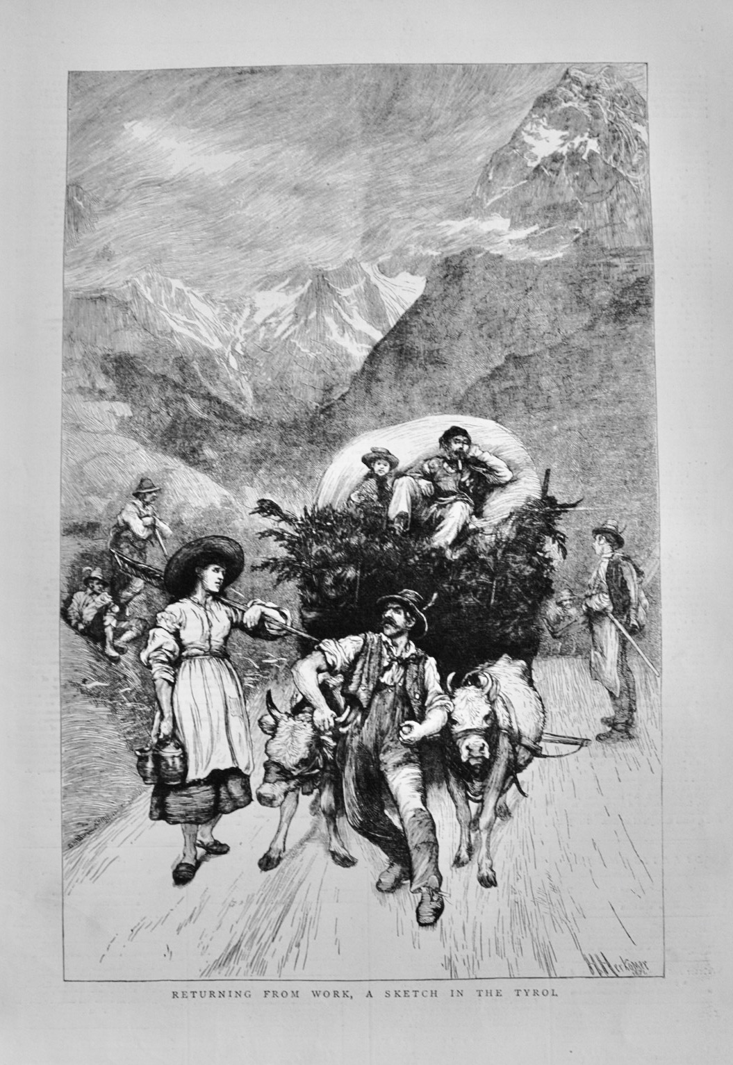 A Sketch in the Tyrol - 1871