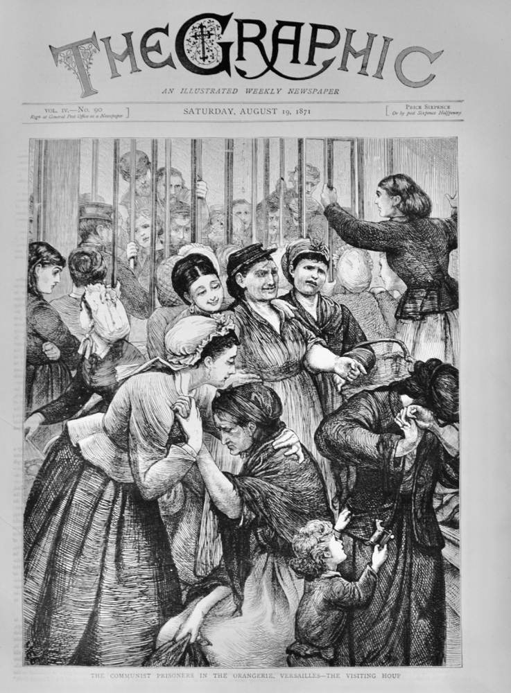 The Communist Prisoners in the Orangerie, Versailles - 1871