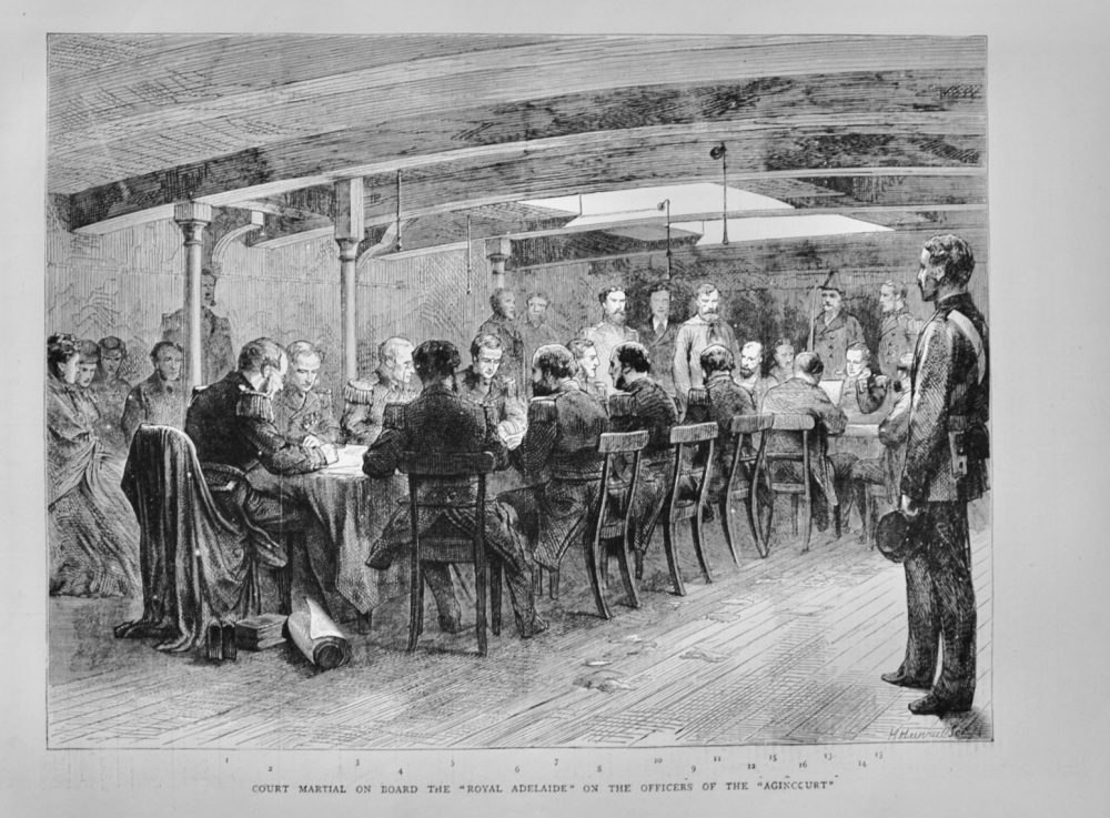 Court Martial of the Officers of the "Agincourt" - 1871