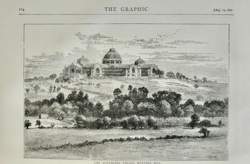 The Alexandra Palace, Muswell Hill - 1871