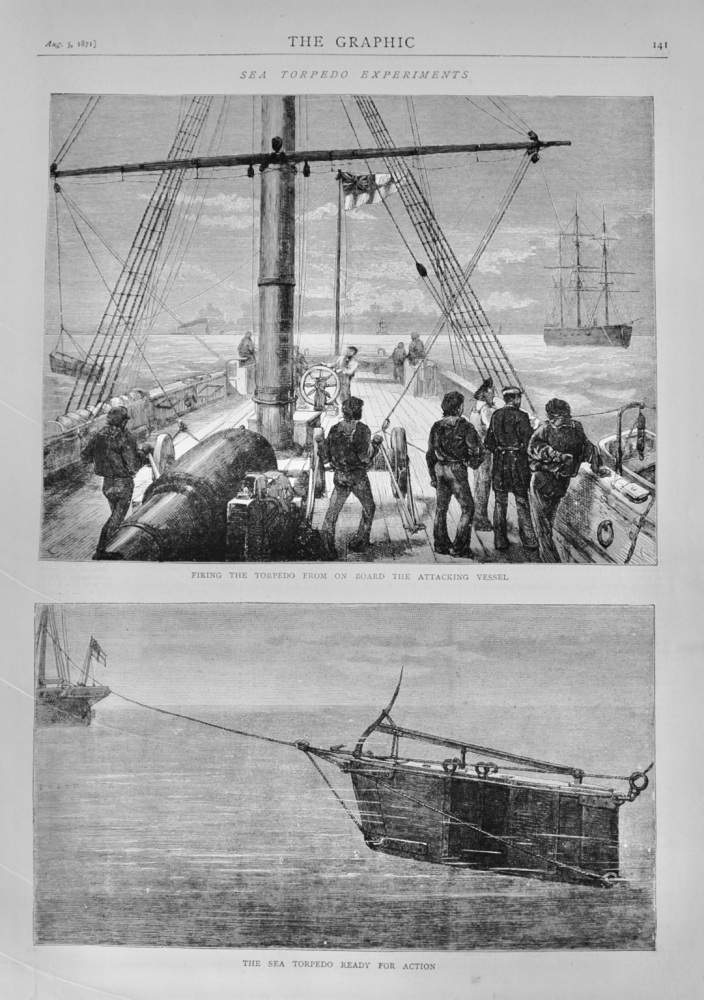 Sea Torpedo Experiments - 1871