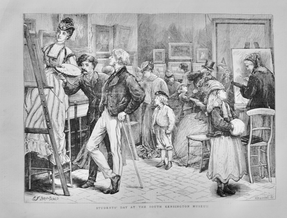 Student's Day at The South Kensington Museum - 1871