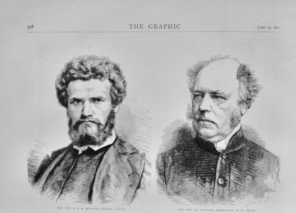 The late A G H Regnault - 1871