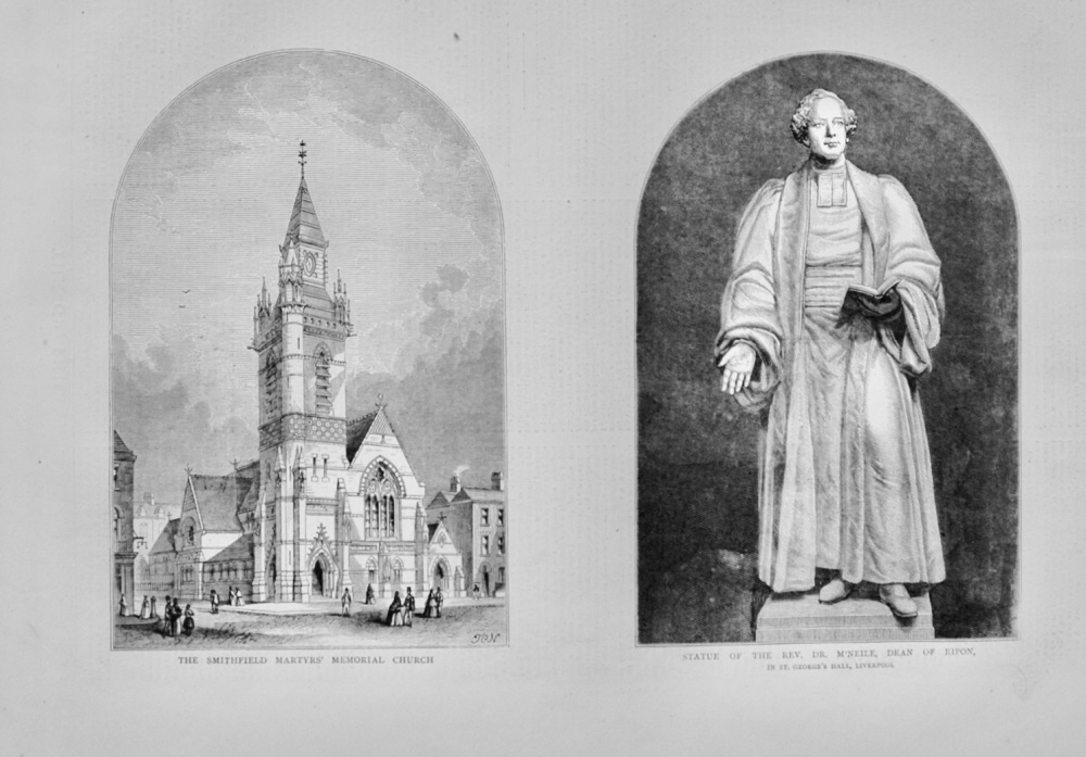 The Smithfield Martyrs' Memorial Church - 1871