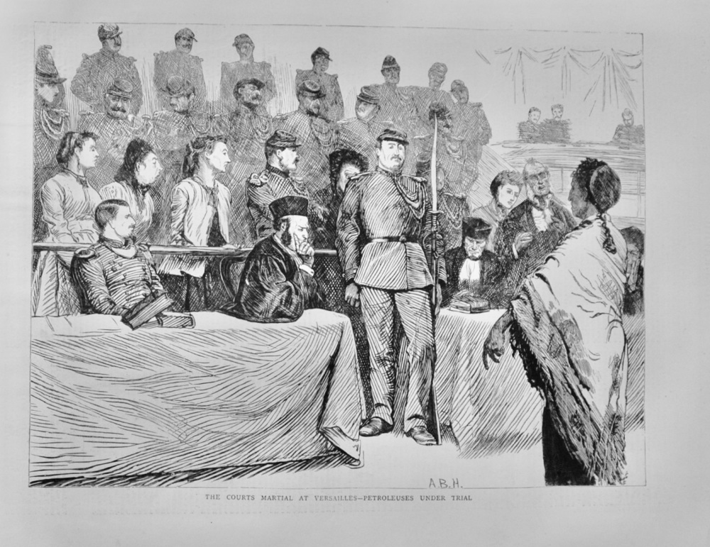 The Court Martial of Petroleuses - 1871