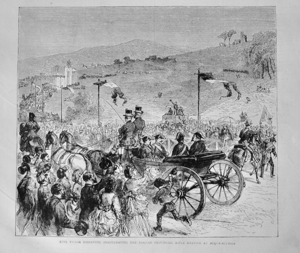 King Victor Emmanuel at Acqua-Acetosa - 1871