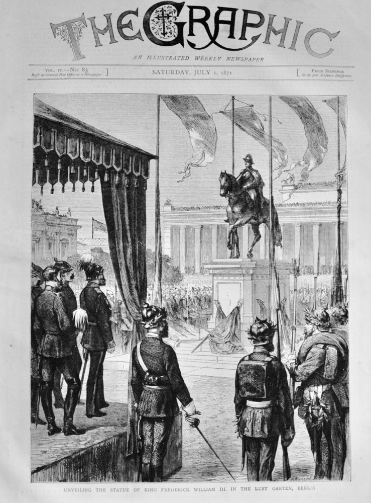 Statue of King Frederick William III - 1871