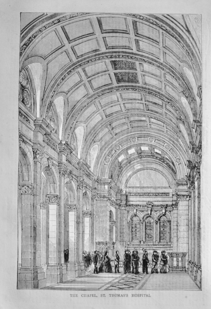 The Chapel, St Thomas's Hospital - 1871