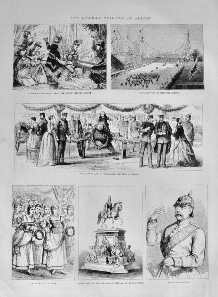 The German Triumph in Berlin - 1871