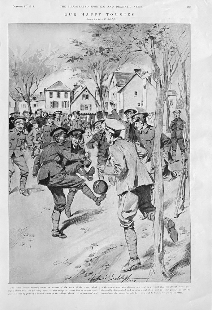 Our Happy Tommies.  1914.