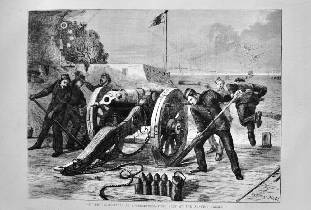 Artillery Volunteers at Shoeburyness - 1871