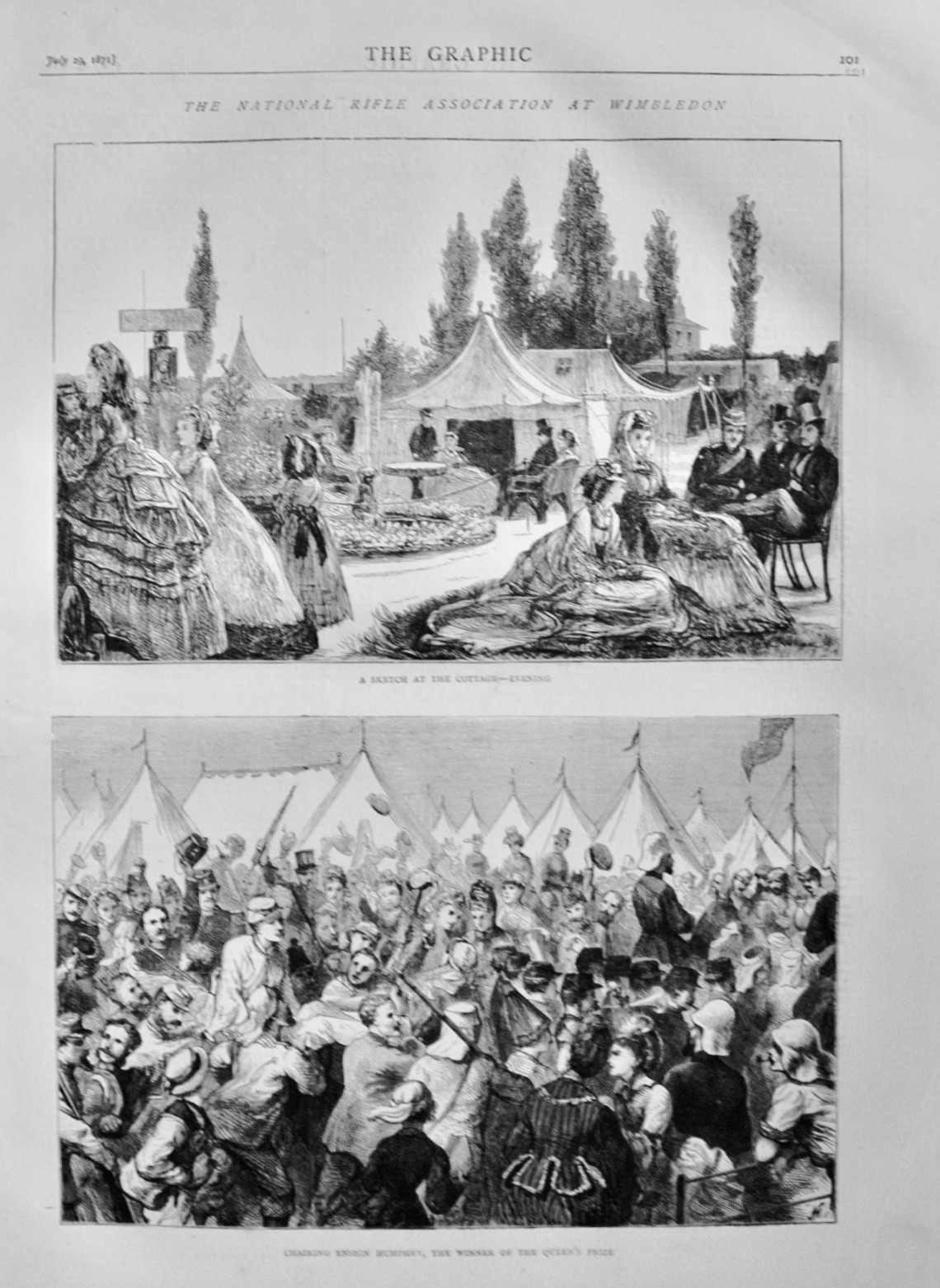 The National Rifle Association at Wimbledon - 1871