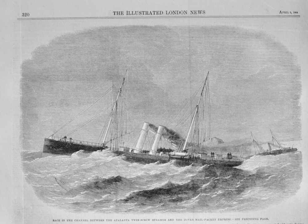 The Atalanta and The Dover - 1864