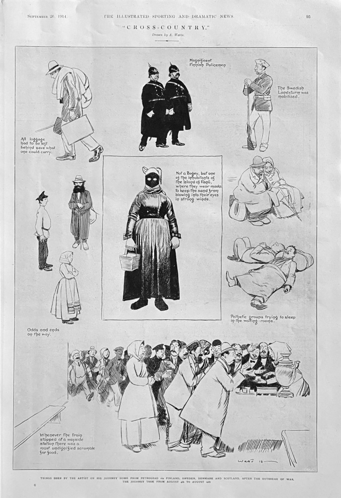 "Cross-Country."  1914.