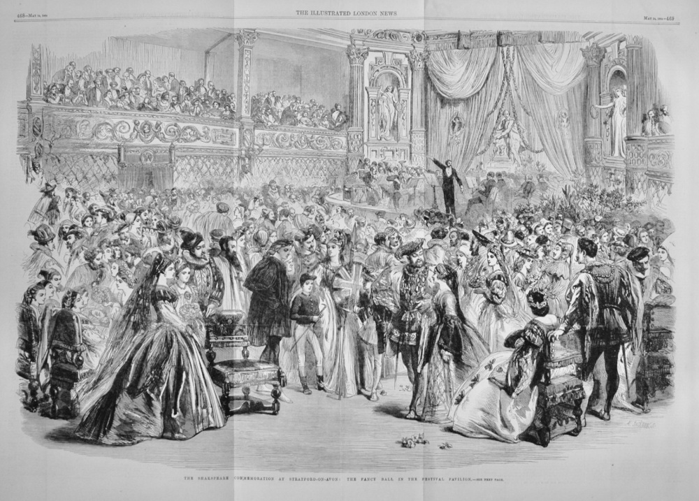 The Shakespeare Commemoration at Stratford-on-Avon - 1864