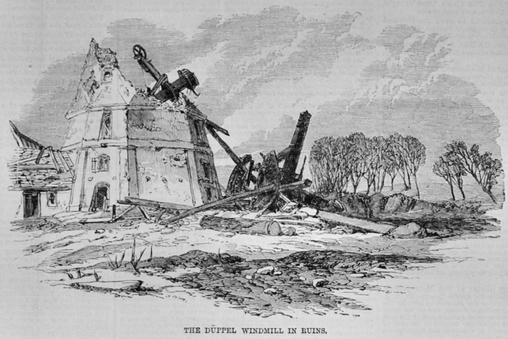 The Duppel Windmill in Ruins - 1864