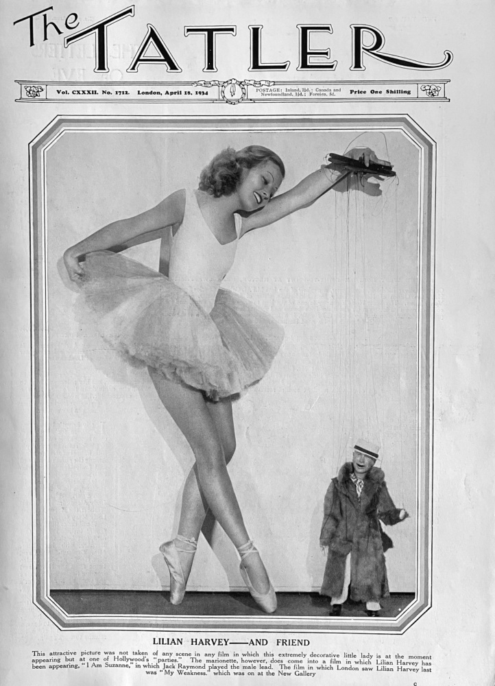 Lilian Harvey-And Friend.  1934.