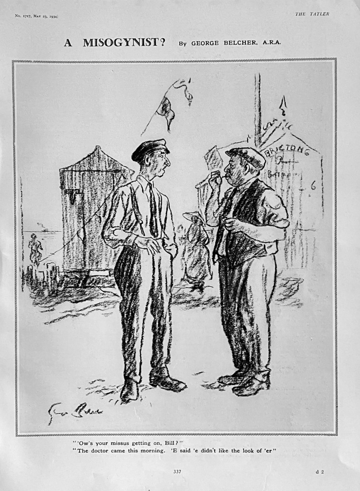 A Mysogynist ?.  1934.