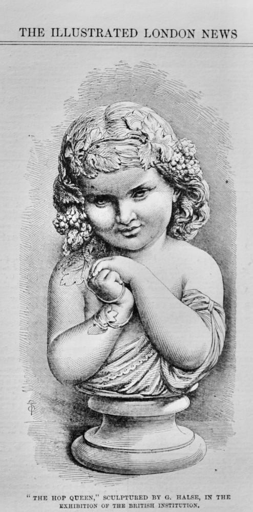 "The Hop Queen" by G Halse - 1864