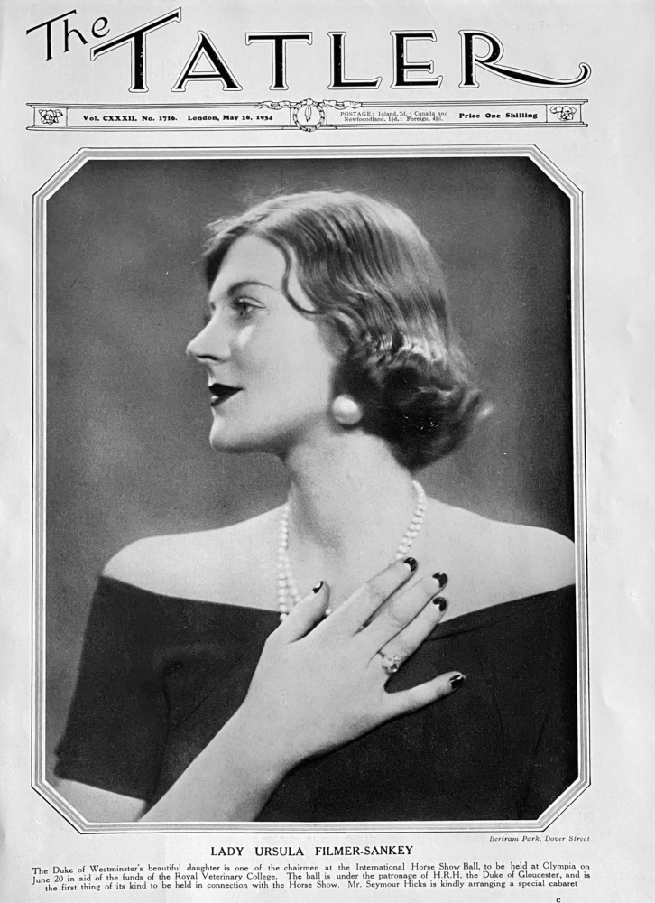 Lady Ursula Filmer-Sankey. 1934.