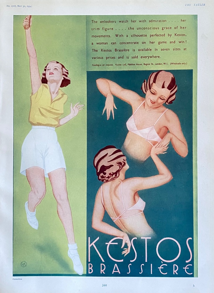 Kestos  Brassiere.  1934.