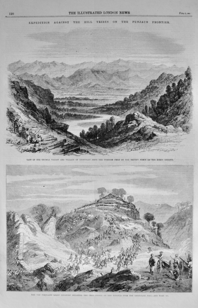 Expedition against the Hill Tribes on the Punjab Frontier - 1864