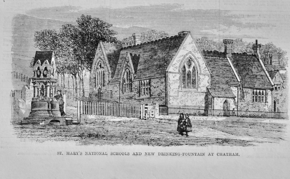 St Mary's National School at Chatham - 1864