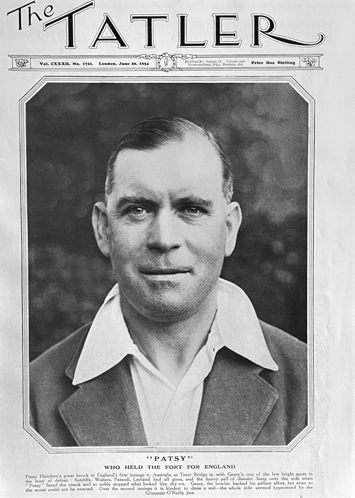 "PATSY"  Who Held The Fort For England.  1934.