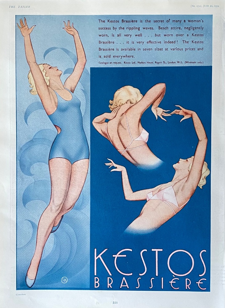 Kestos Brassiere.  1934.