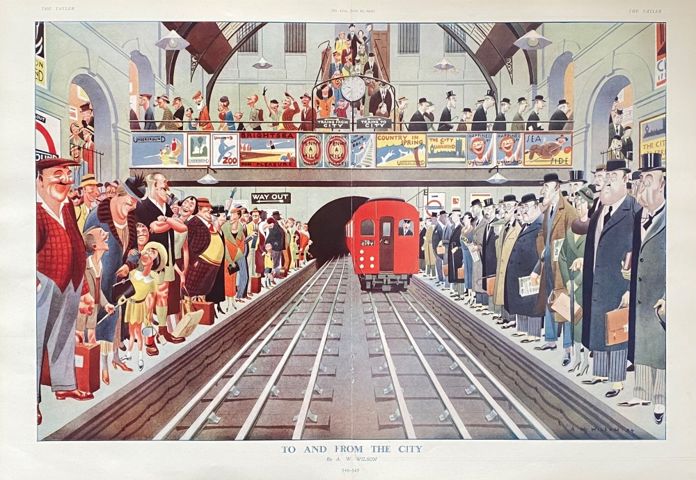 To and From the City.  1934.