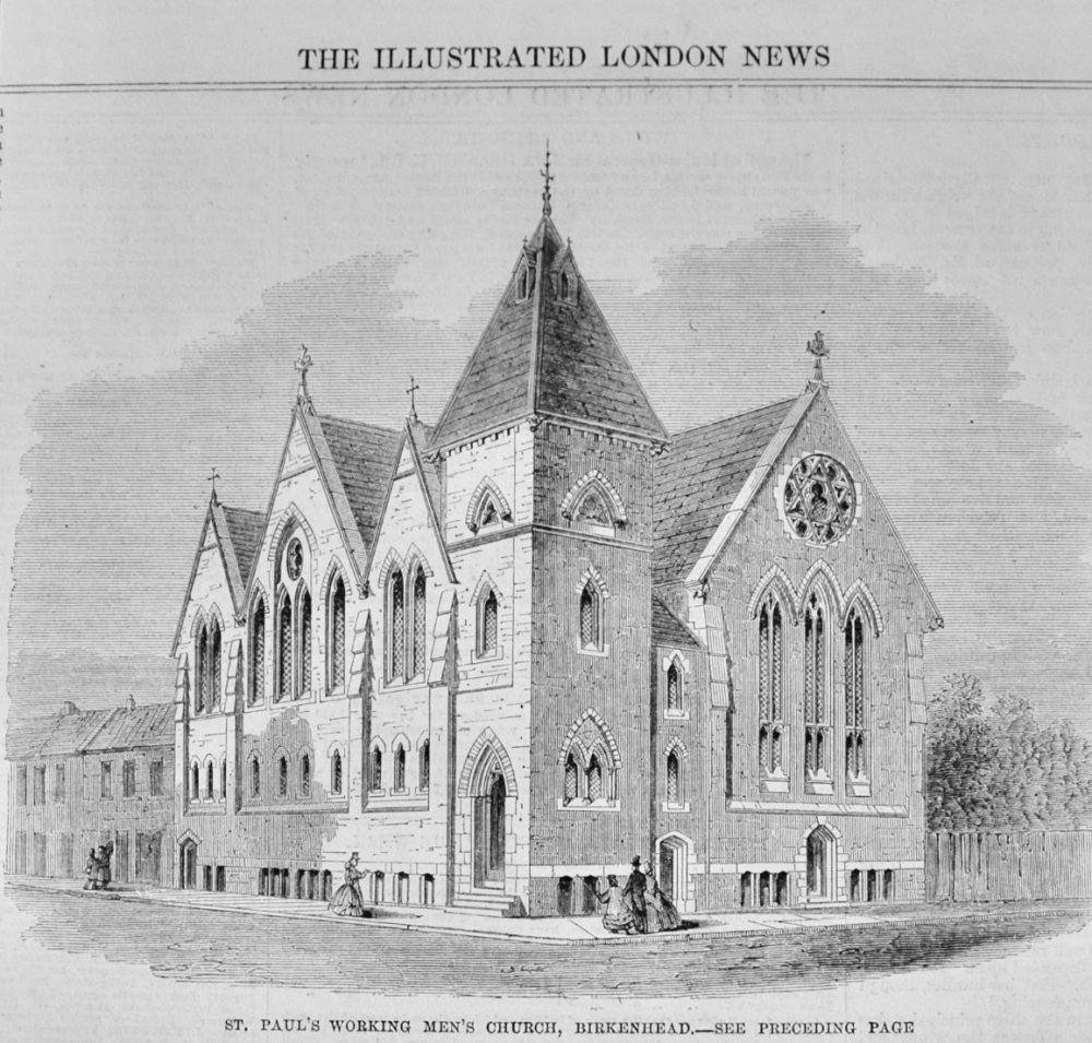 St Paul's Working Men's Church, Birkenhead - 1864