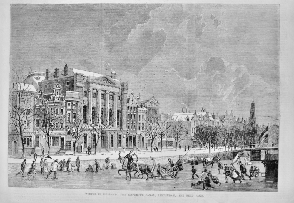 The Emperor's Canal, Amsterdam - 1864