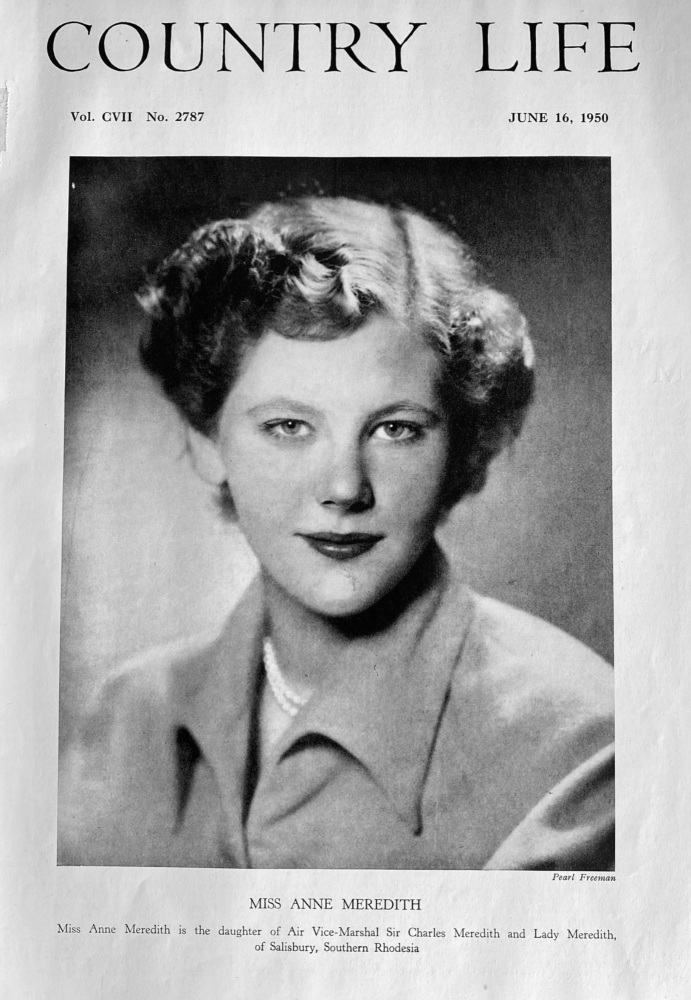 Miss Anne Meredith.  1950.