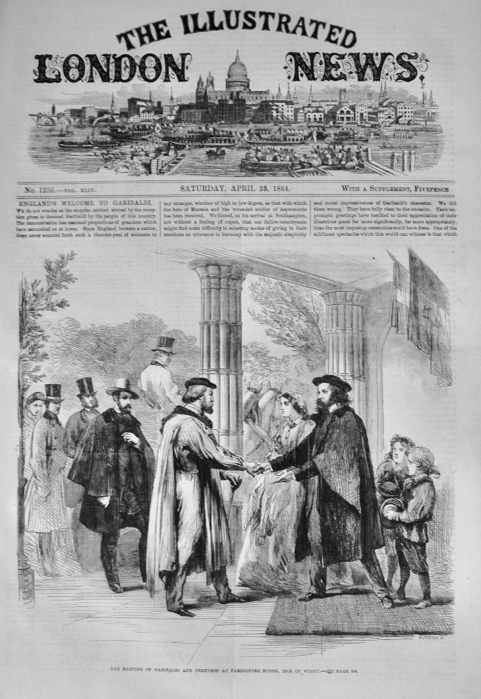 England's Welcome to Garibaldi - 1864