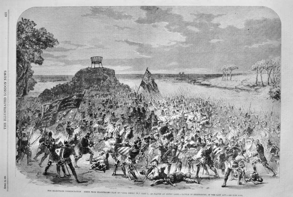 The Shakspeare Commemoration - 1864