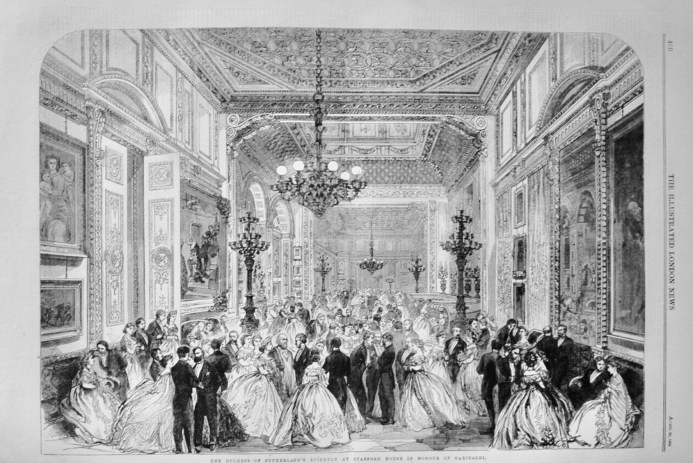 Ball in Honour of Garibaldi - 1864